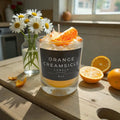 Orange Creamsicle Whipped Candle