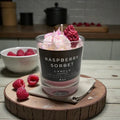Raspberry Sorbet Whipped Candle